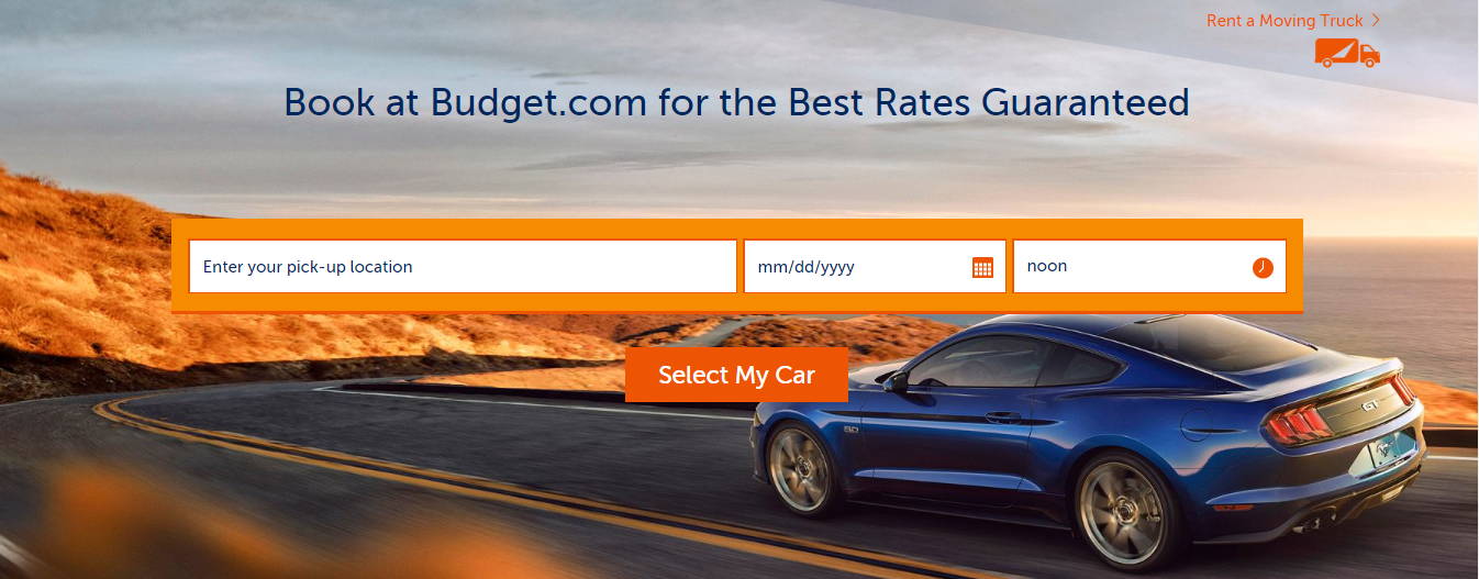 budget rental car coupons