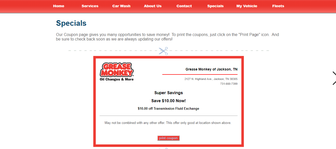 Grease Monkey Printable Coupons, Promo Codes & Deals Feb2023