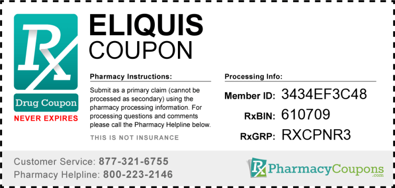 Eliquis Coupons